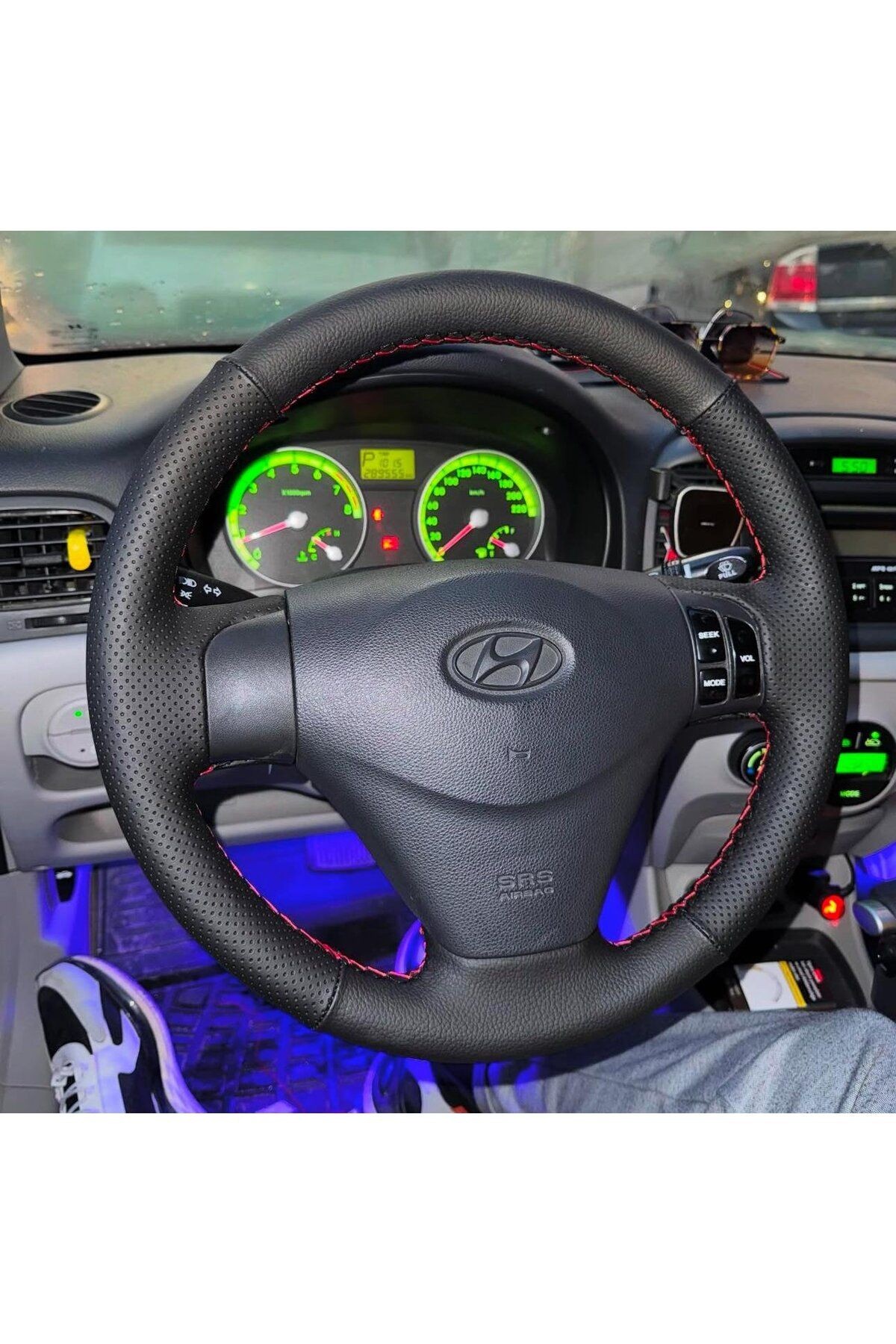 HYUNDAİ ERA ARACA ÖZEL DİKMELİ DİREKSİYON KILIFI (AÇIKLAMAYI OKUYUNUZ)