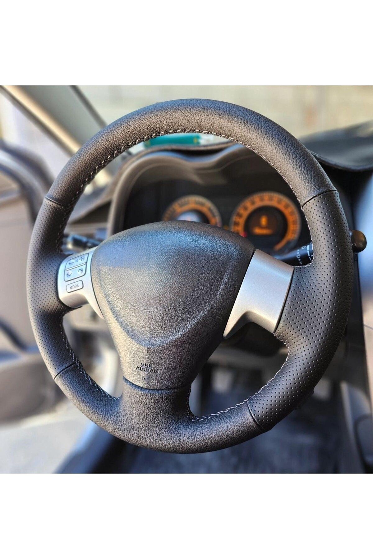 TOYOTA AURİS 2006-2010 ARACA ÖZEL DİKMELİ DİREKSİYON KILIFI (AÇIKLAMAYI OKUYUNUZ)