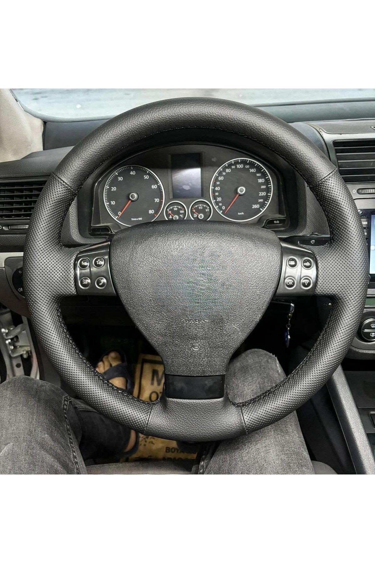 Volkswagen Golf5 2009 Araca Özel Direksiyon Kılıfı(AÇIKLAMAYI OKUYNZ)