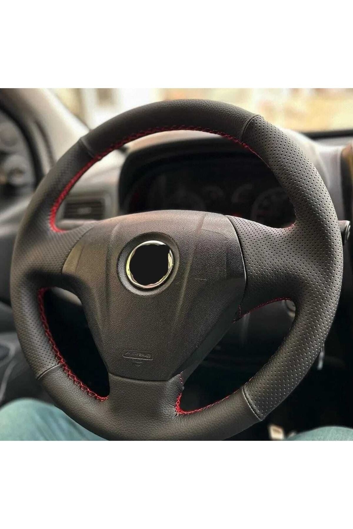 Peugeot Bipper Araca Özel Direksiyon Kılıfı Spor Model8tuşsuz Direksiyon)