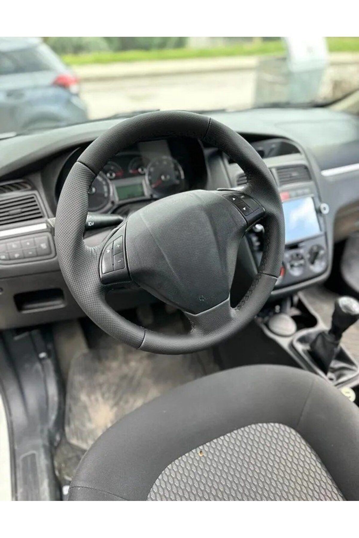 Fiat Linea Araca Özel Deri Direksiyon Kılıfı (AÇIKLAMAYI OKUYNZ)
