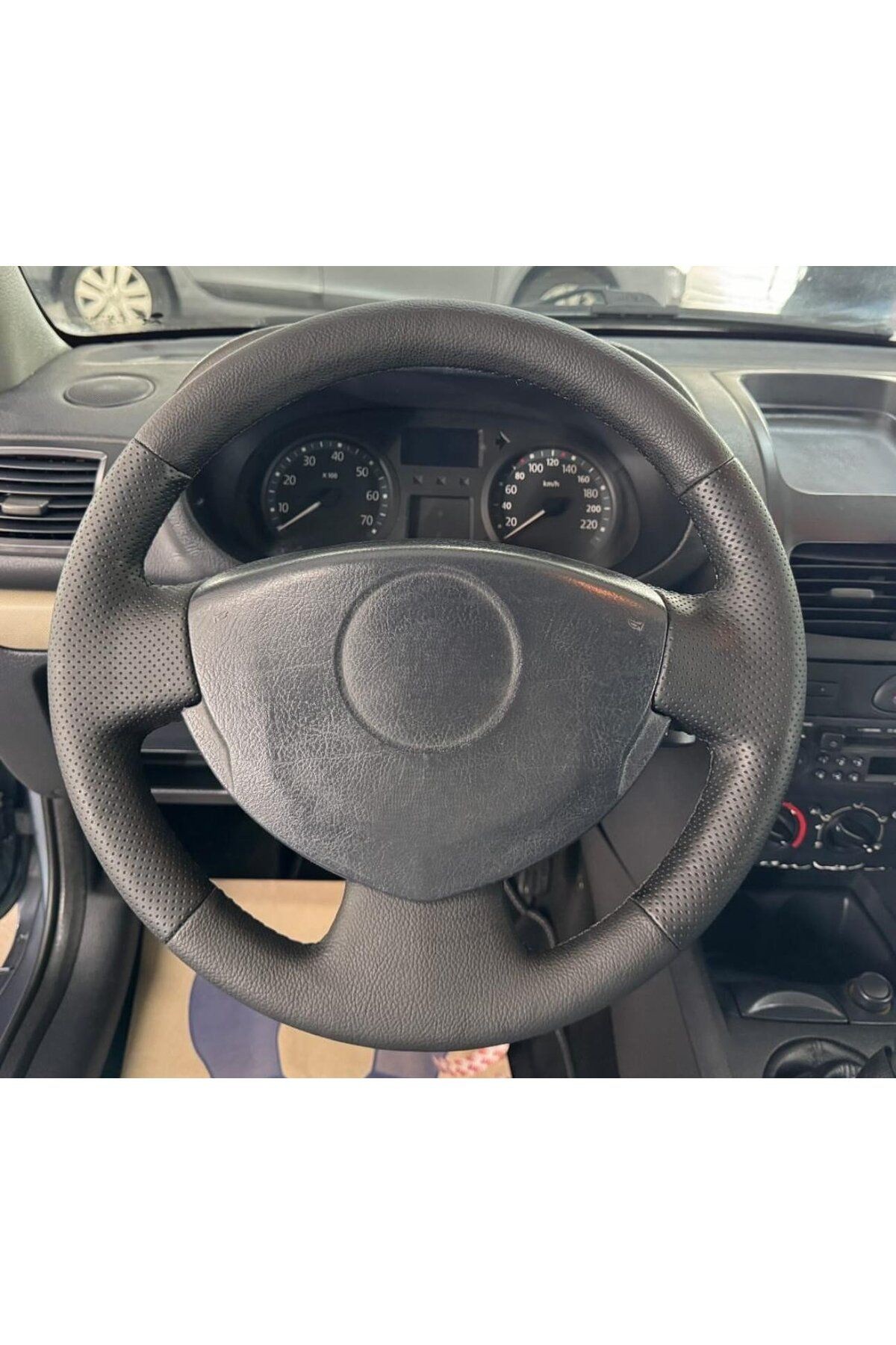 Renault Clio Symblol 2008 Araca Özel Direksiyon Kılıfı(noktalı-DÜZ Model)AÇIKLAMAYI OKUYNZ)