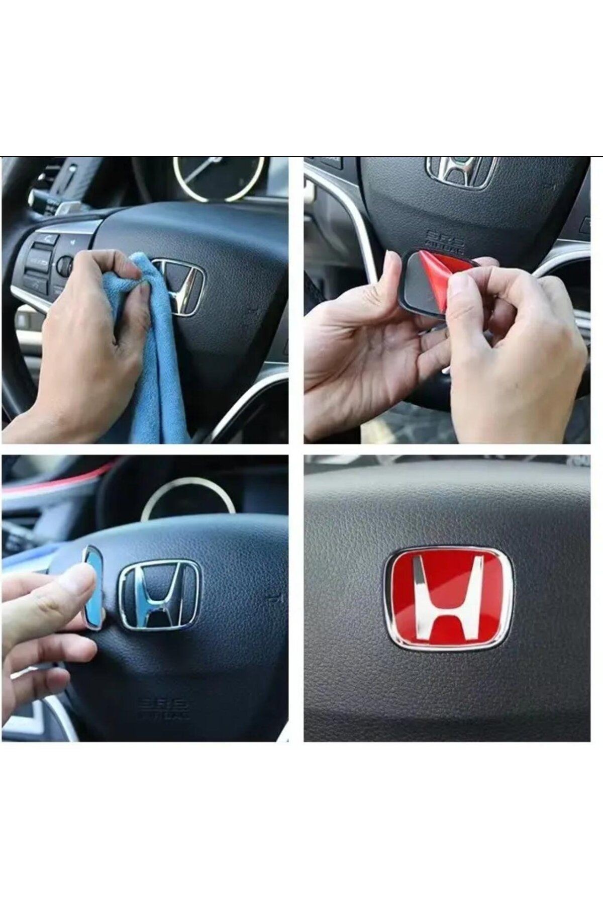 Honda Civic Accord Cr-v City Jazz Airbag Direksiyon Logo Amblem