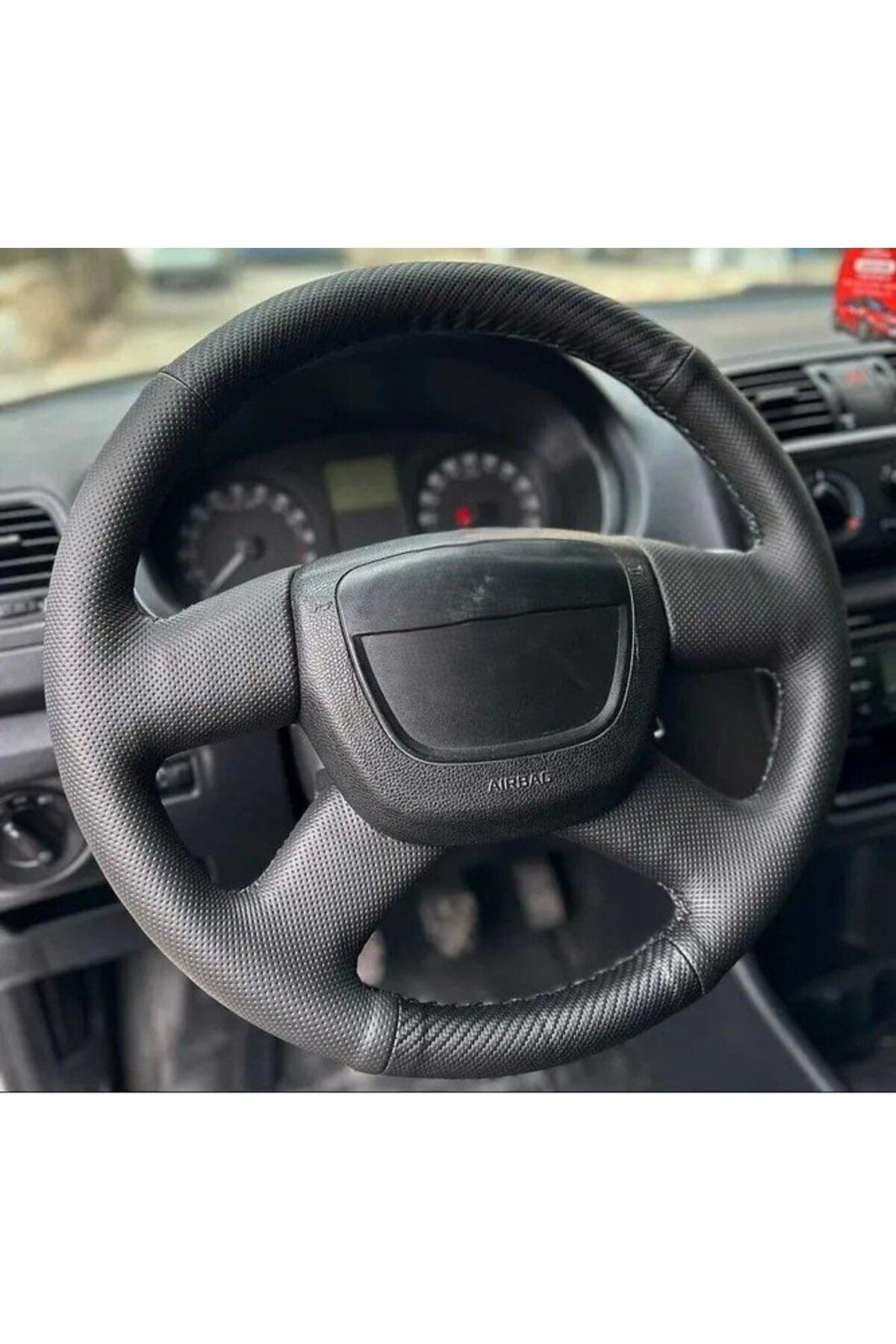 Skoda Yeti 2010-2014 Araca Özel Dikmeli Direksiyon Kılıfı(AÇIKLAMAYI OKUYUNZ) Uyumlu