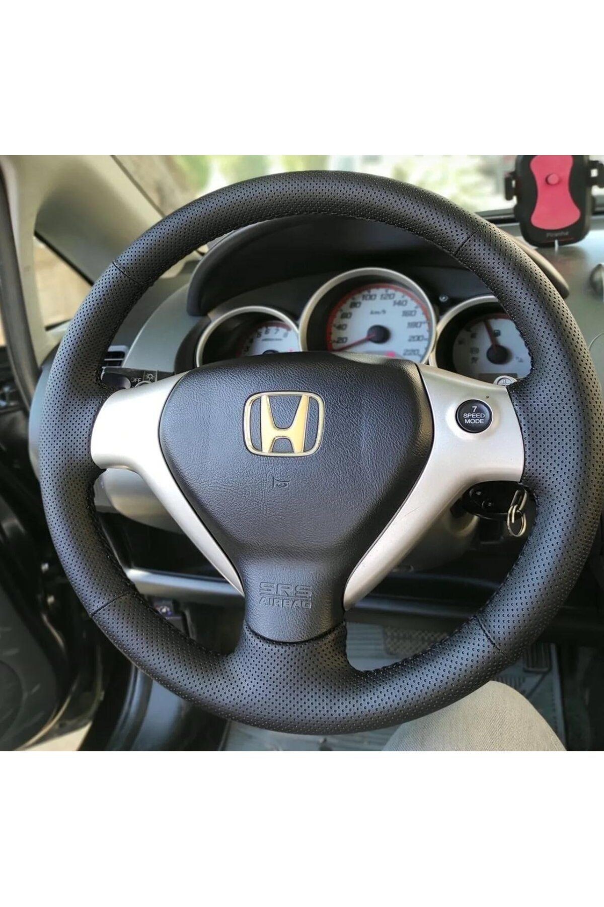 HONDA JAZZ ARACA ÖZEL DİKMELİ DİREKSİYON KILIFI(AÇIKLAMAYI OKUYUN)