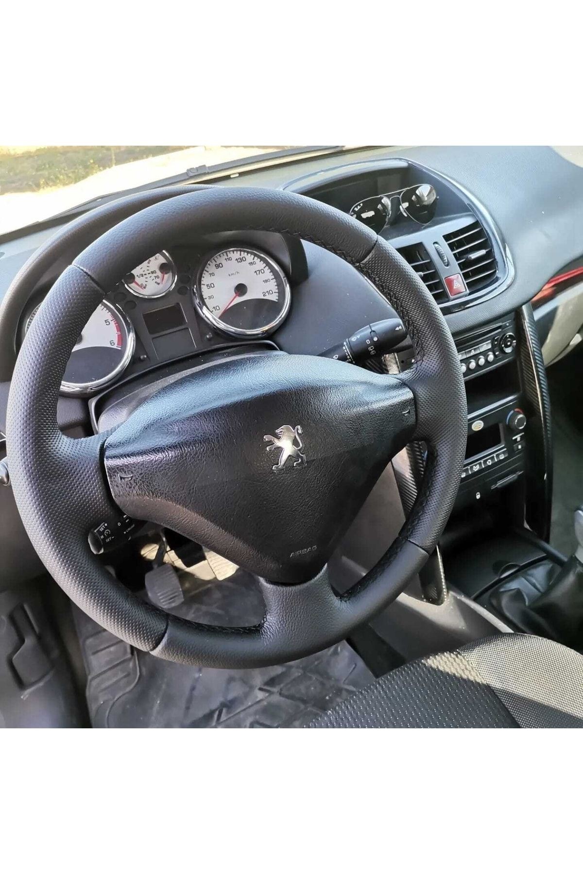 Peugeot 207 Araca Özel Direksiyon Kılıfı 2006-2014 Uyumlu