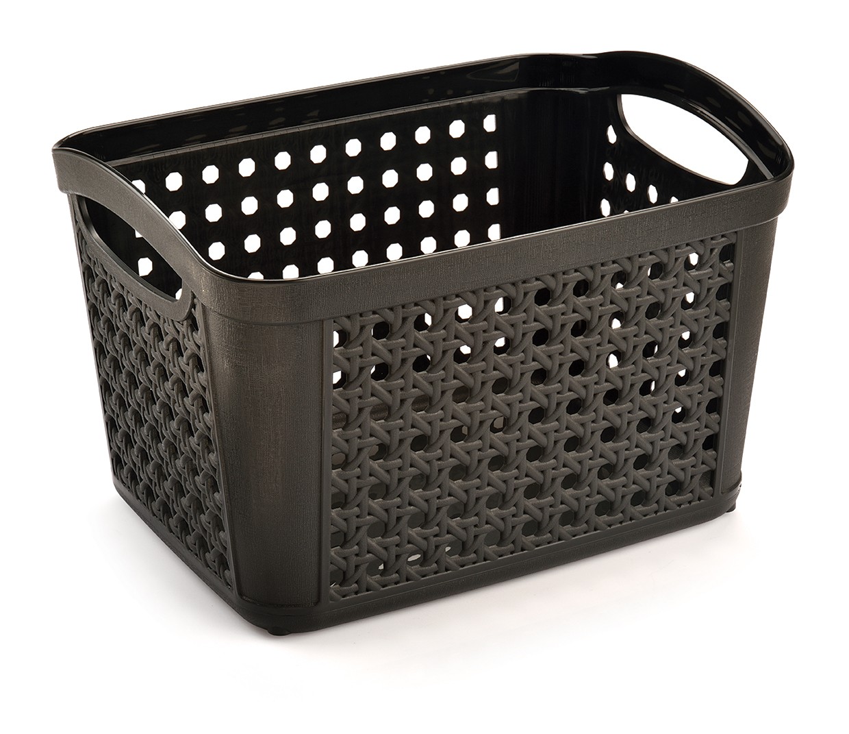 Multipurpose Basket Organizer Storage Box Cabinet Interior Organizer - BLACK