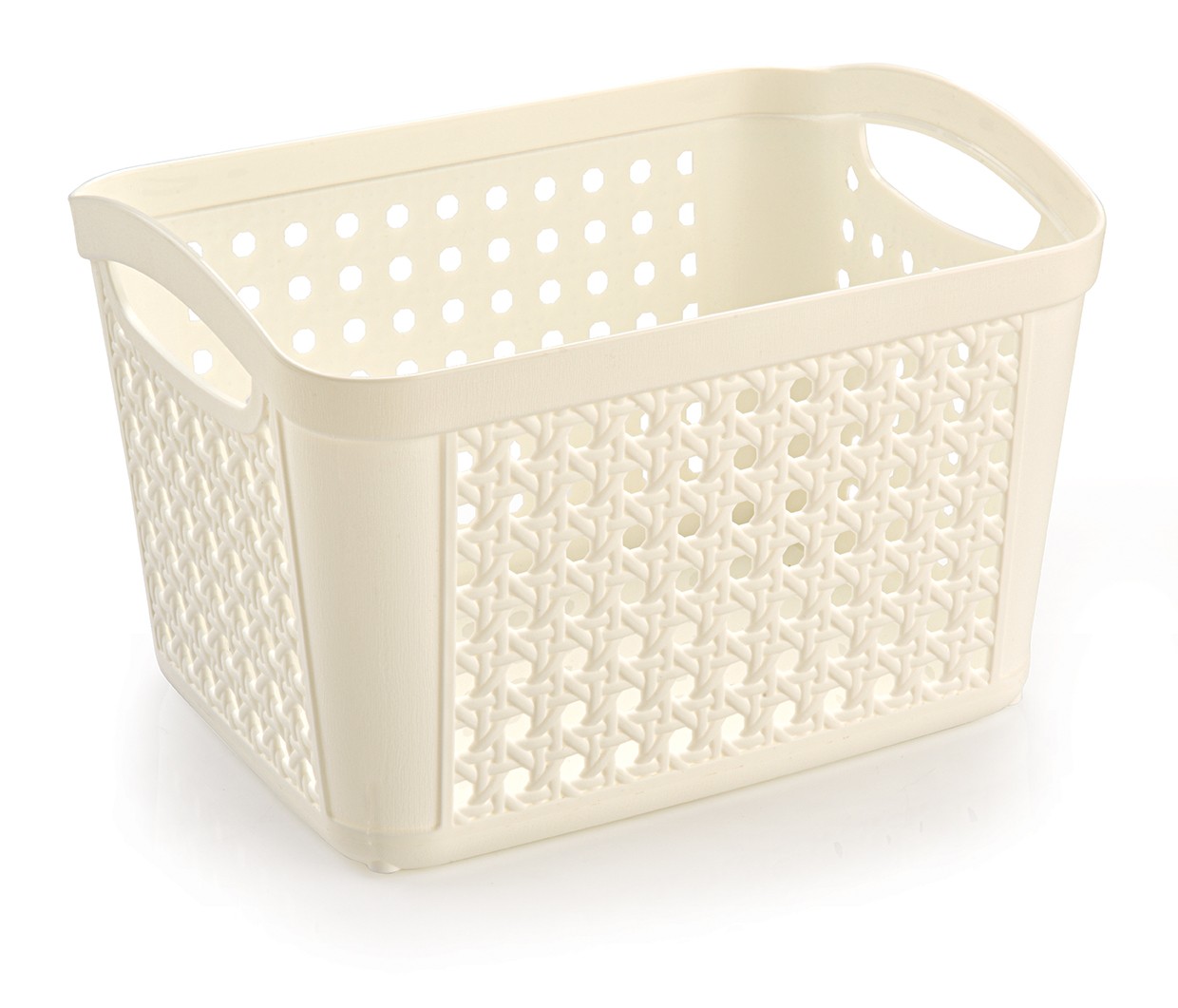 Multipurpose Basket Organizer Storage Box Cabinet Interior Organizer - WHİTE