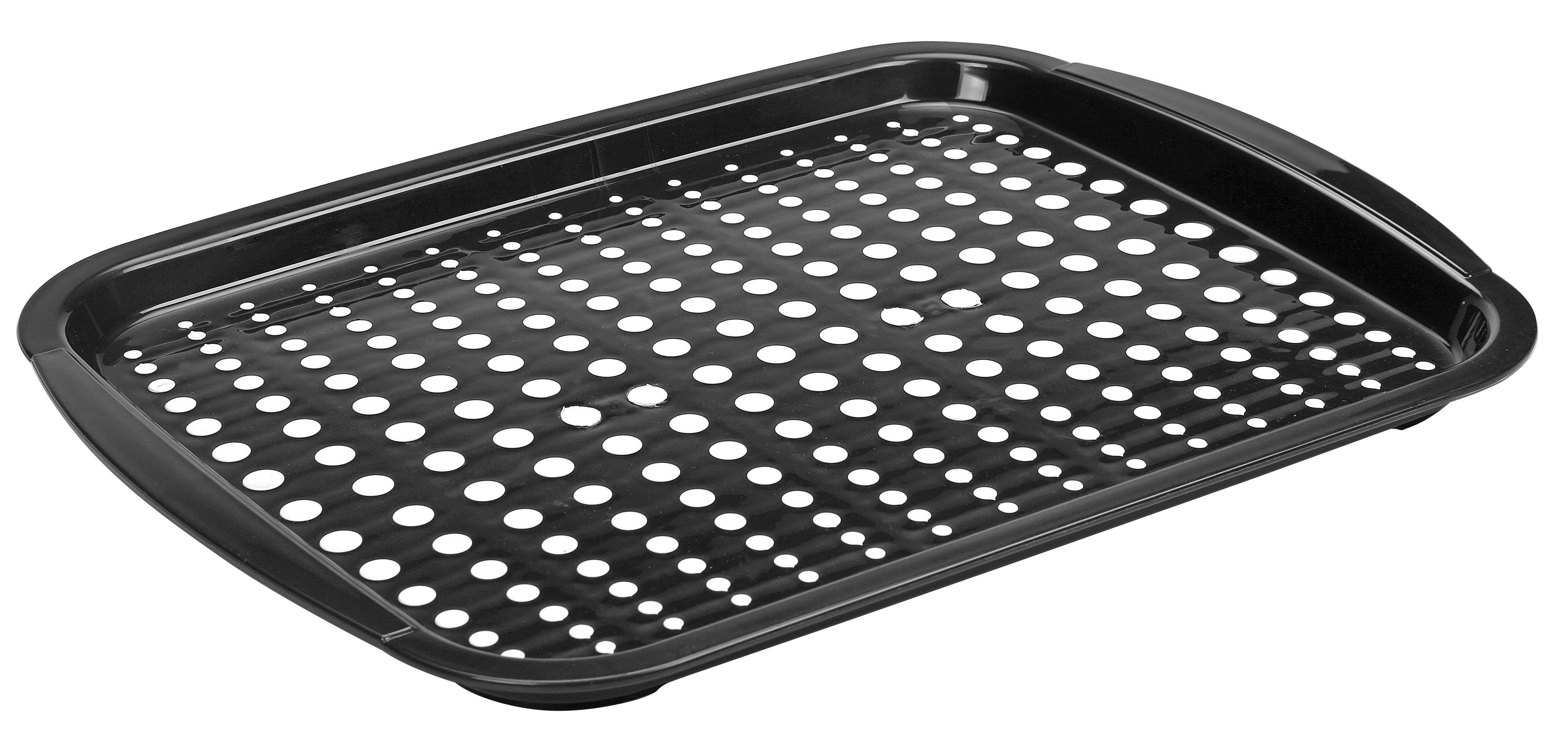 Non-Slip Base Tray (37x28x2.5 cm) - BLACK