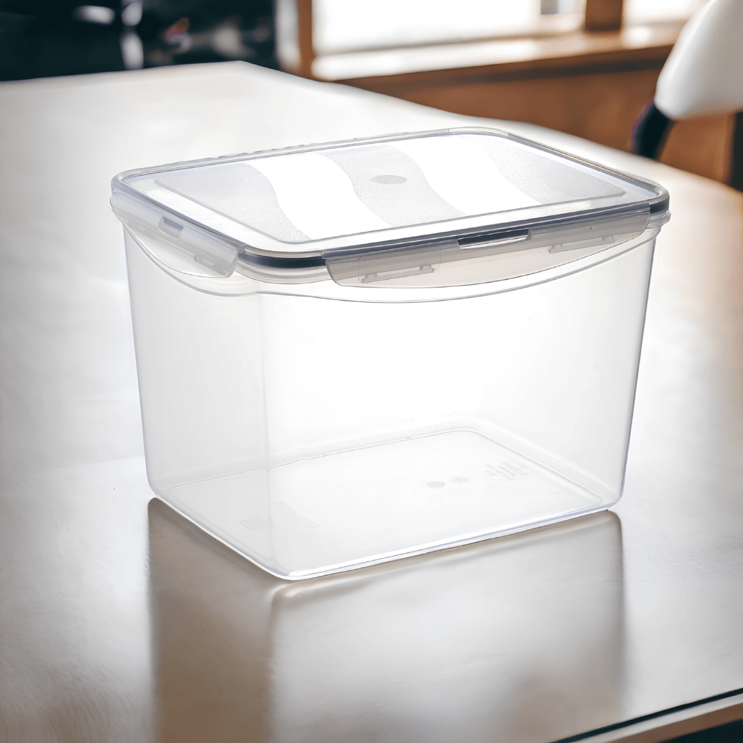 Lockable Storage Container 10 Liter Conta-Sealed Air-Tight Storage Container Transparent