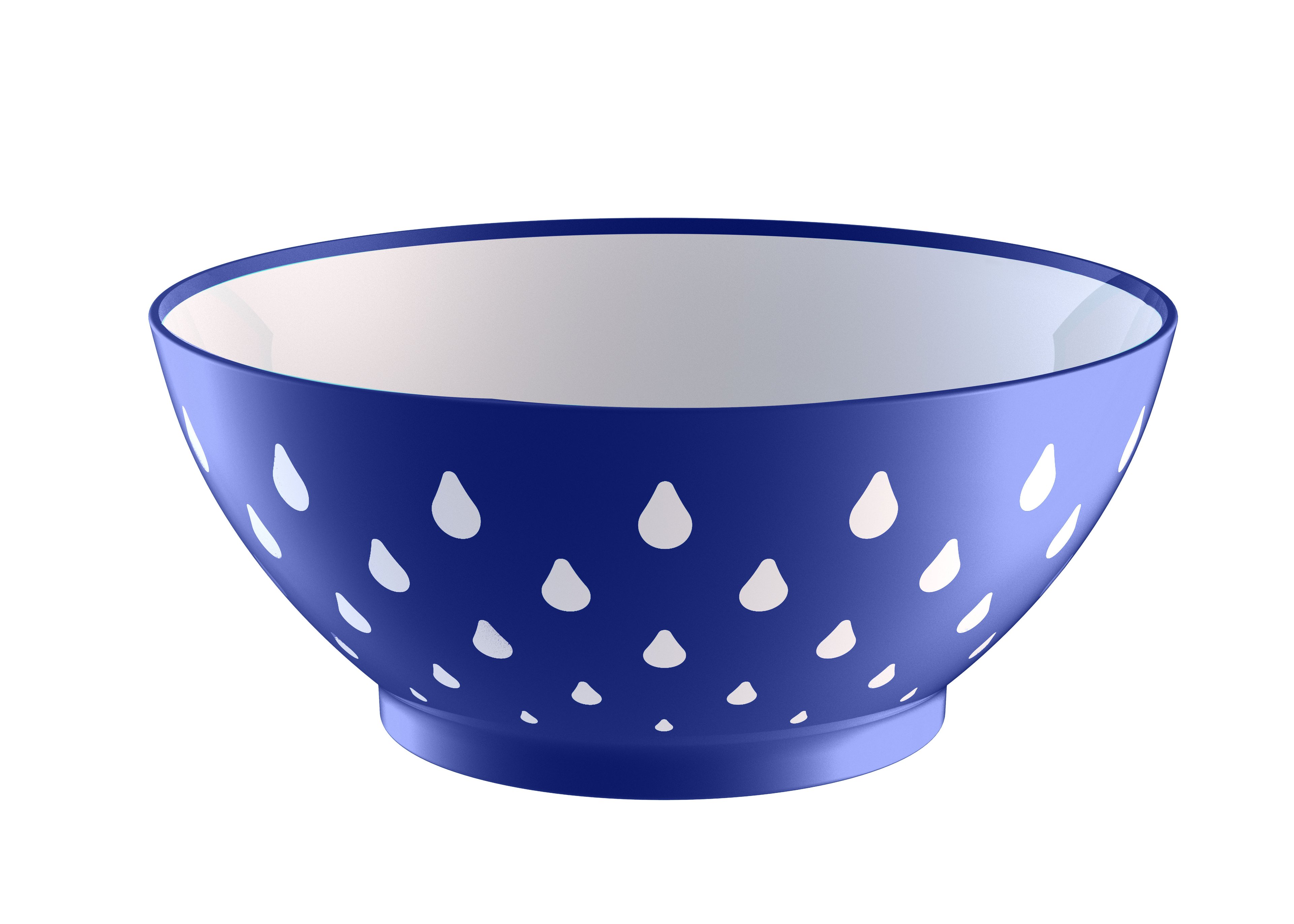 Drop Pattern Bowl 3 Liter - MİLLENİUM BLUE