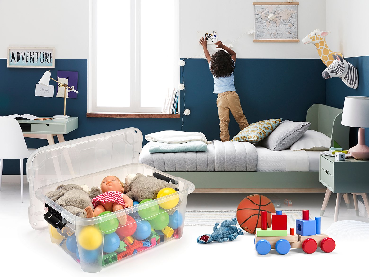 Storage Organizer Box Toy Chest Multi-Purpose Organizer 30 Liter