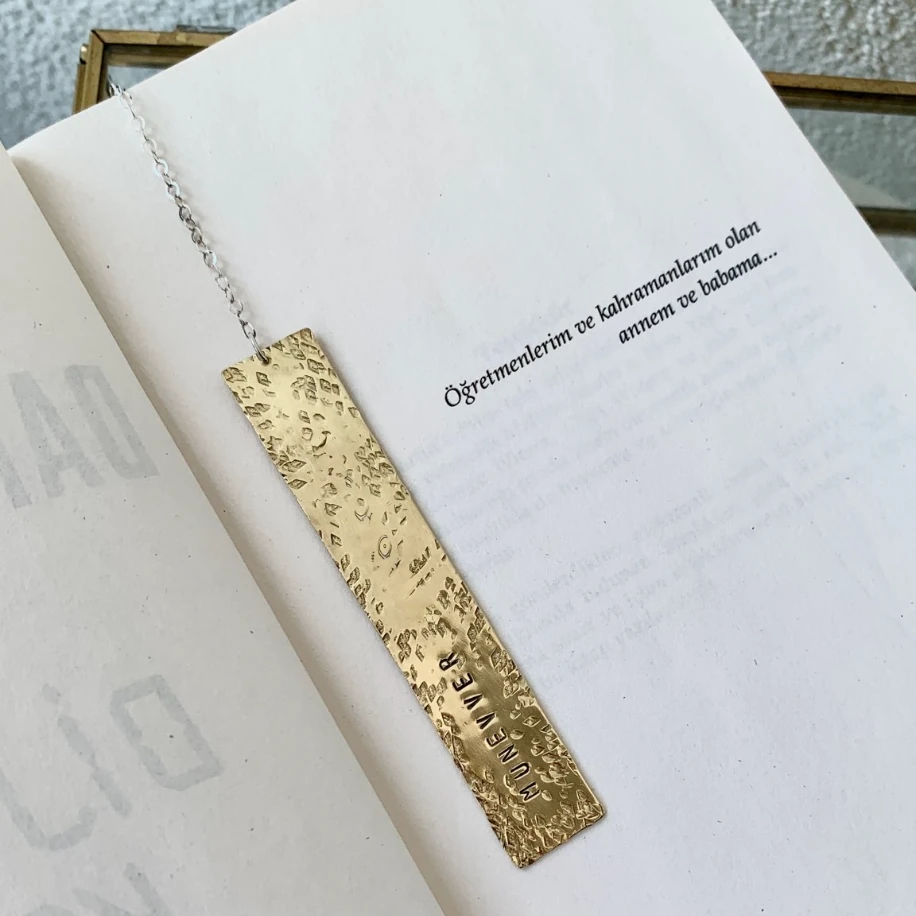 Pirinç & Gümüş Kitap Ayracı