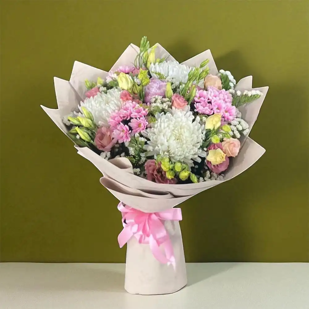 Renkli Kır Çiçekleri Buketi