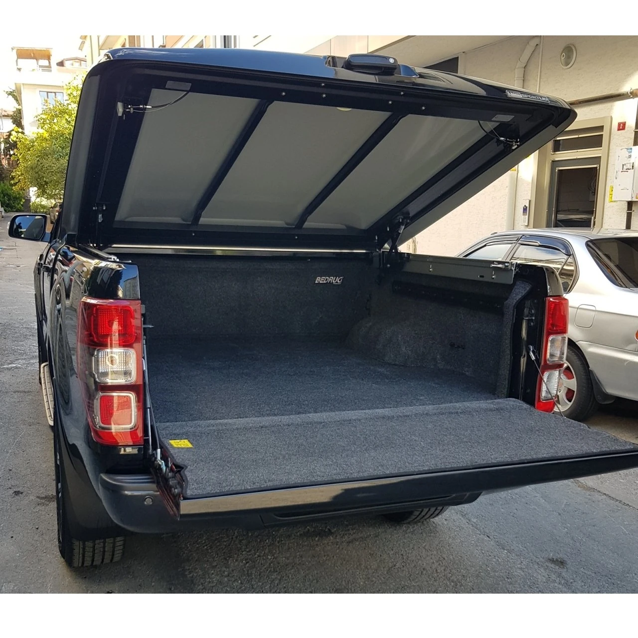 Sportlıd Kasa Kabin Kapağı 2012+ Ford Ranger Ve Raptor  Sportlid Yukarı Açılır Kasa Kapağı + Merkezi Kilit Sistemi