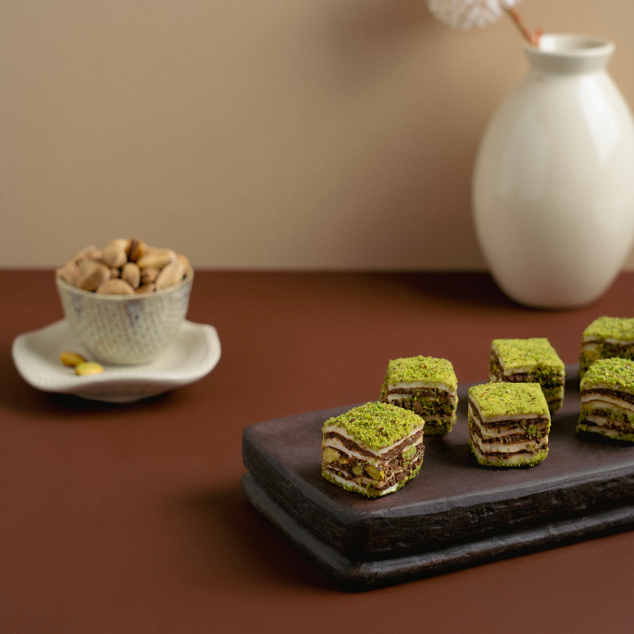 Fıstıklı Çikolatalı Pasta Lokum 600 Gr