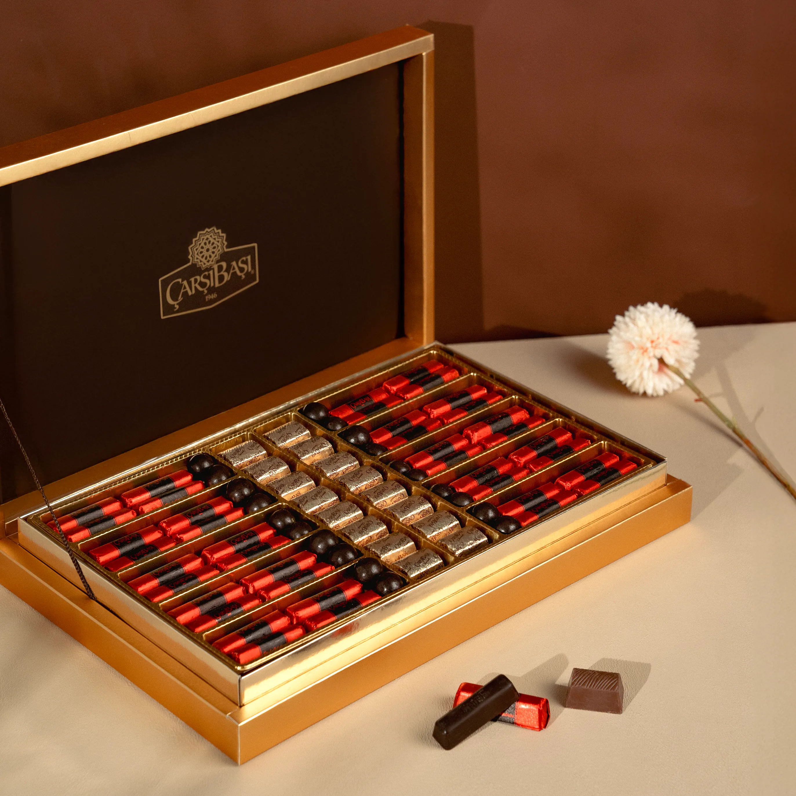 Finger Sütlü Çikolata & Baton Fındıklı Çikolata ve Badem Draje