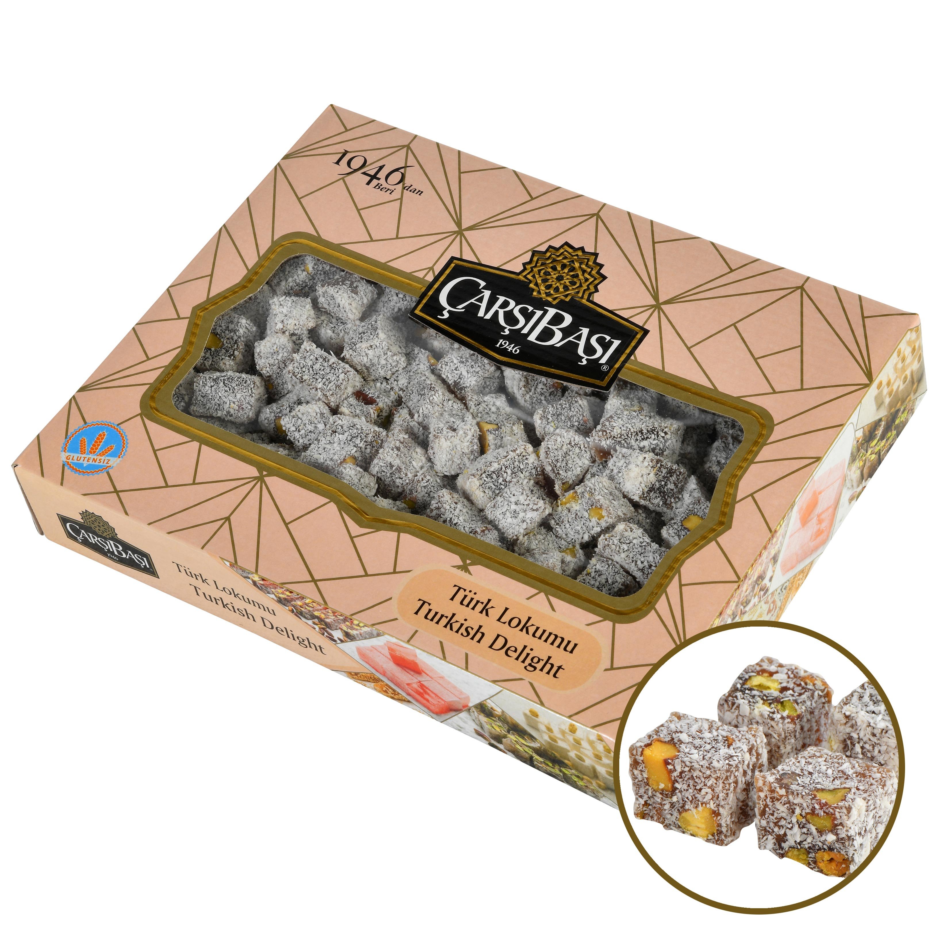 A. Fıstıklı Hindistan Cevizli Duble Lokum 900gr