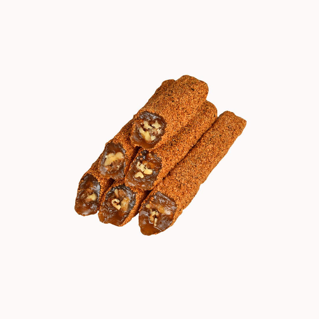 Susamlı – Cevizli İpli Şeker Sucuğu 500gr