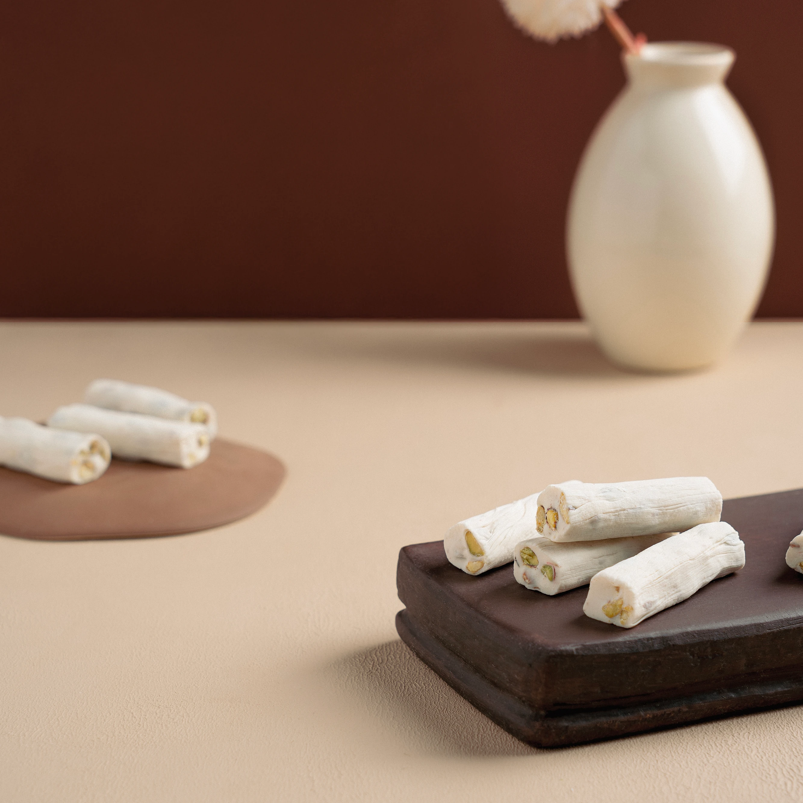 Antep Fıstıklı Sütlü Fitil Lokum  350 Gr