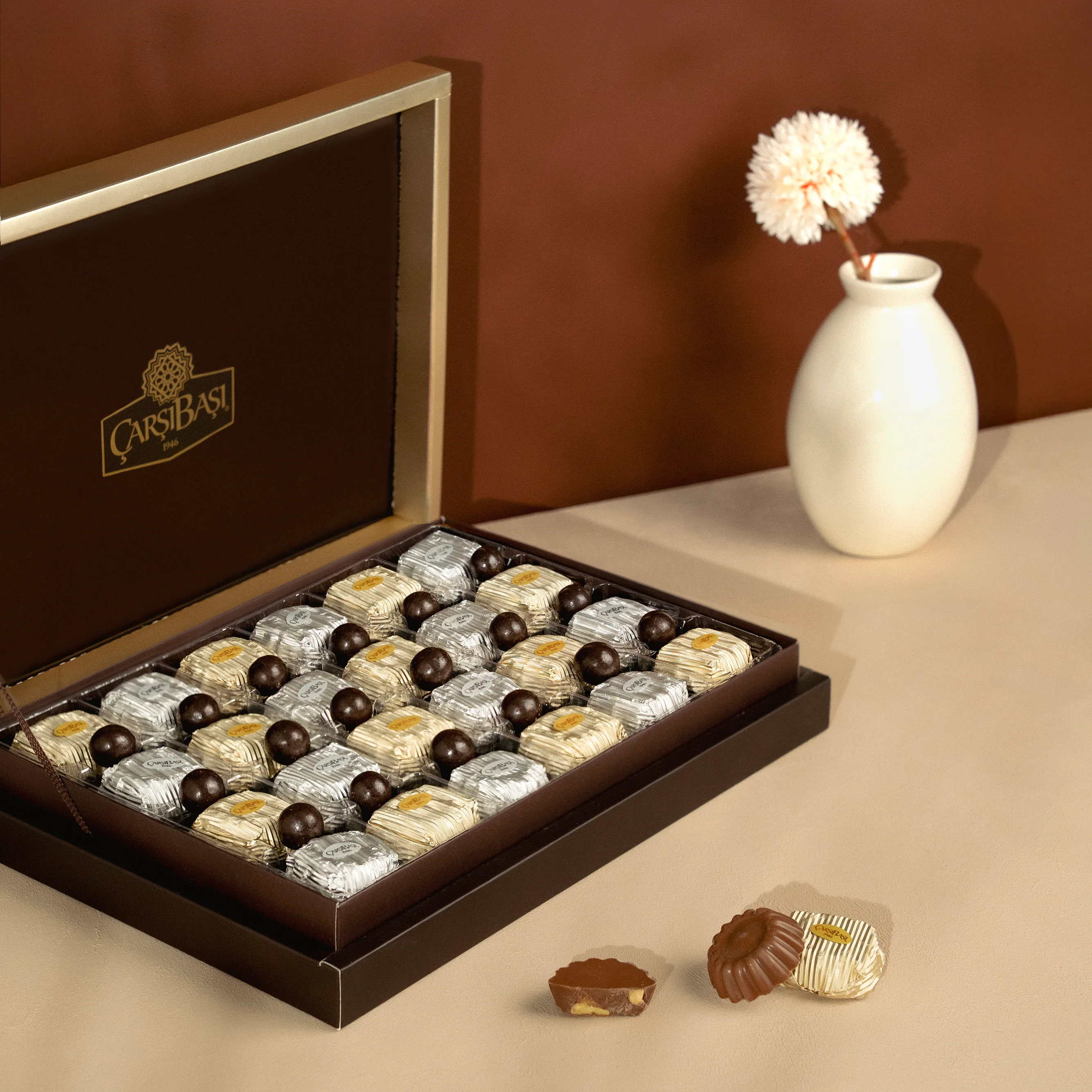 Çiçek Baton Çikolata & Fındık Draje 