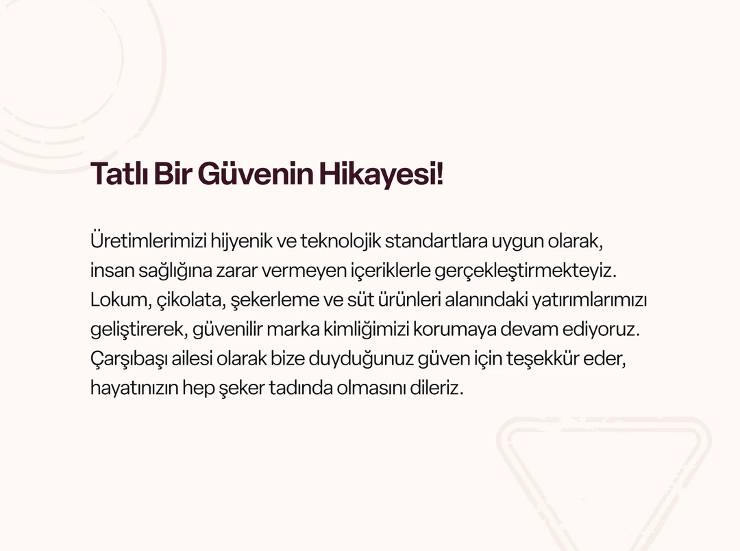 Çarşıbaşı Çikolata Tarihçesi
