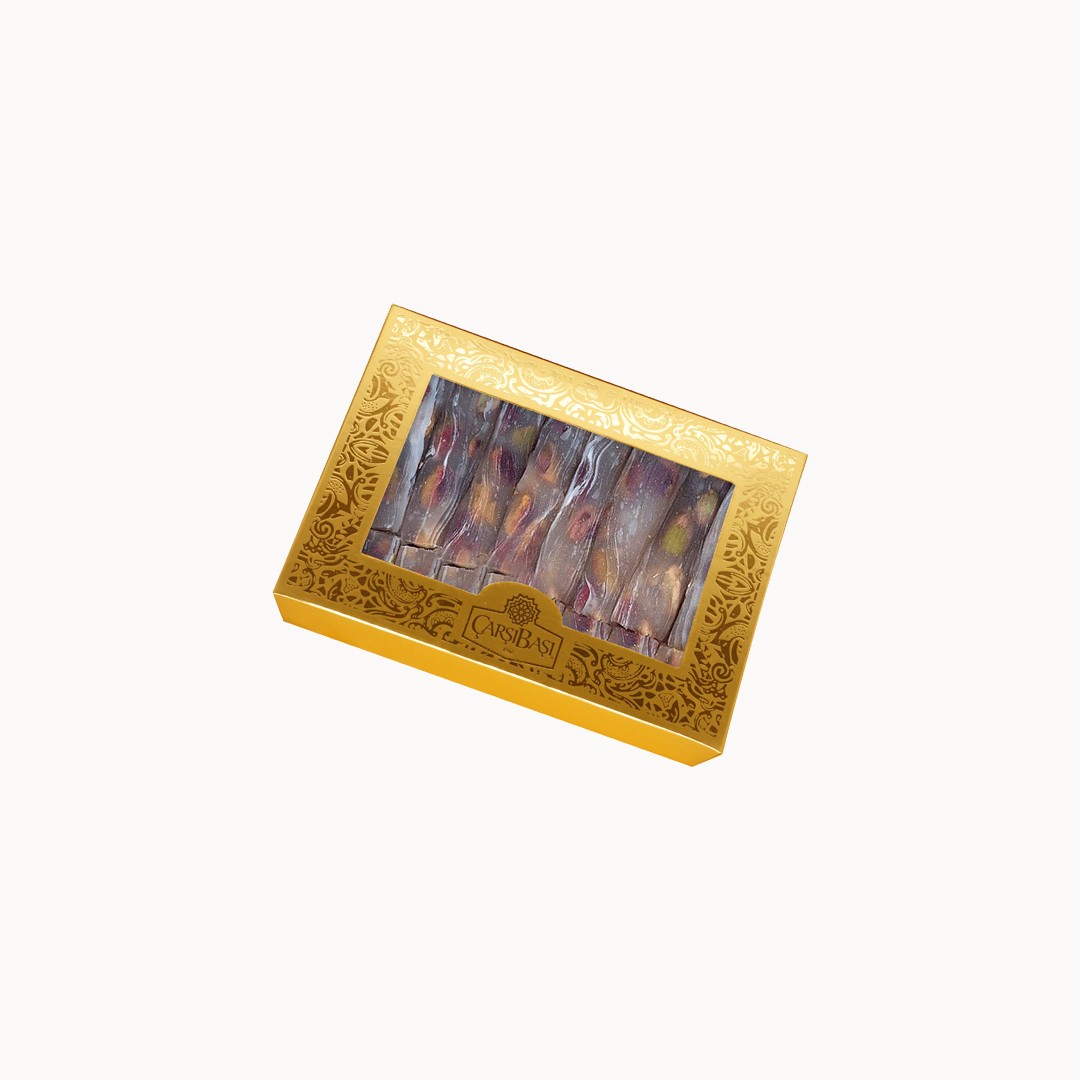 Antep Fıstıklı Sade Fitil Lokum 350gr