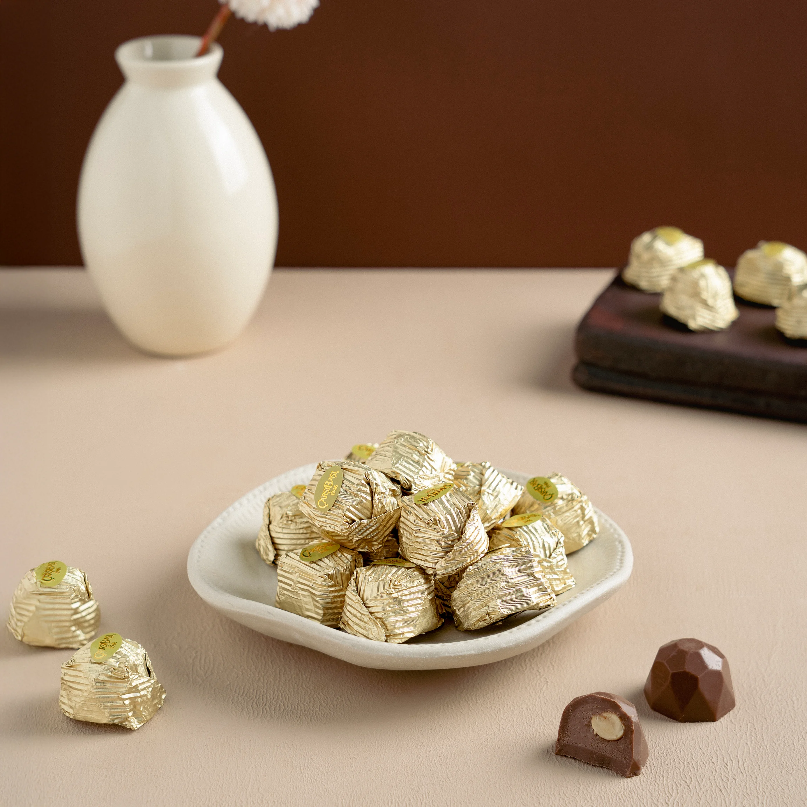 Gold Kristal Fındık Çikolata