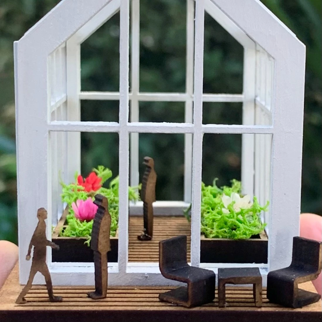 MİNYATÜR ÇİÇEK SERASI – KENDİN YAP MAKET EV SERİSİ