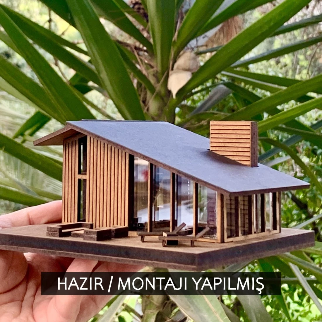 MID CENTURY MODERN EV MAKETİ - HAZIR MAKET EV SERİSİ