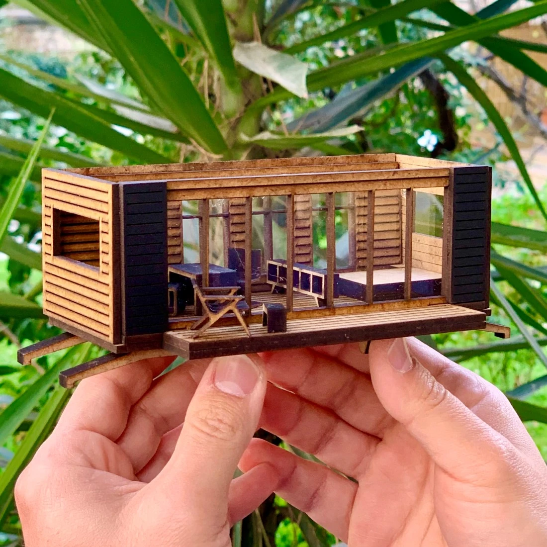 1-48 KONTEYNER EV - HAZIR MAKET EV SERİSİ