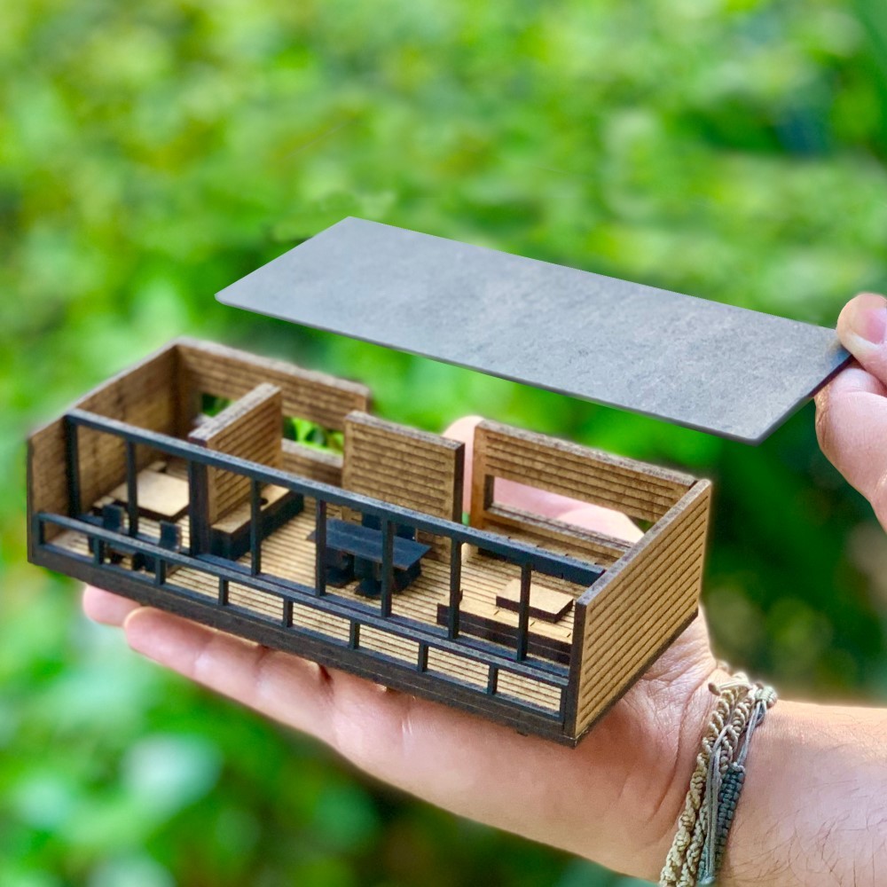MODERN MİMARİ TASARIMLI EV – KENDİN YAP MAKET EV SERİSİ