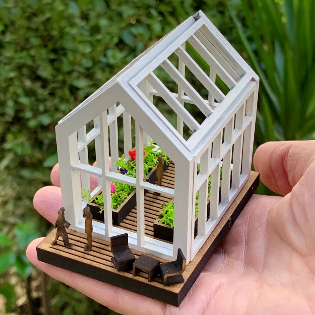 MİNYATÜR ÇİÇEK SERASI – KENDİN YAP MAKET EV SERİSİ