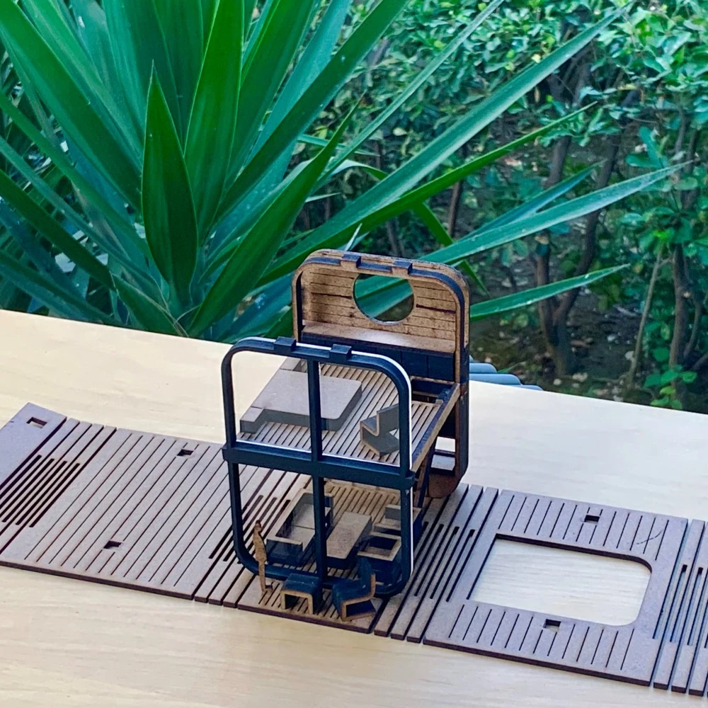 1-48 KAPSÜL EV - HAZIR MAKET EV SERİSİ