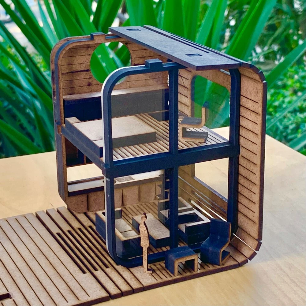 1-48 KAPSÜL EV - HAZIR MAKET EV SERİSİ