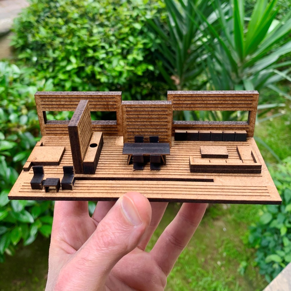 MODERN MİMARİ TASARIMLI EV – KENDİN YAP MAKET EV SERİSİ