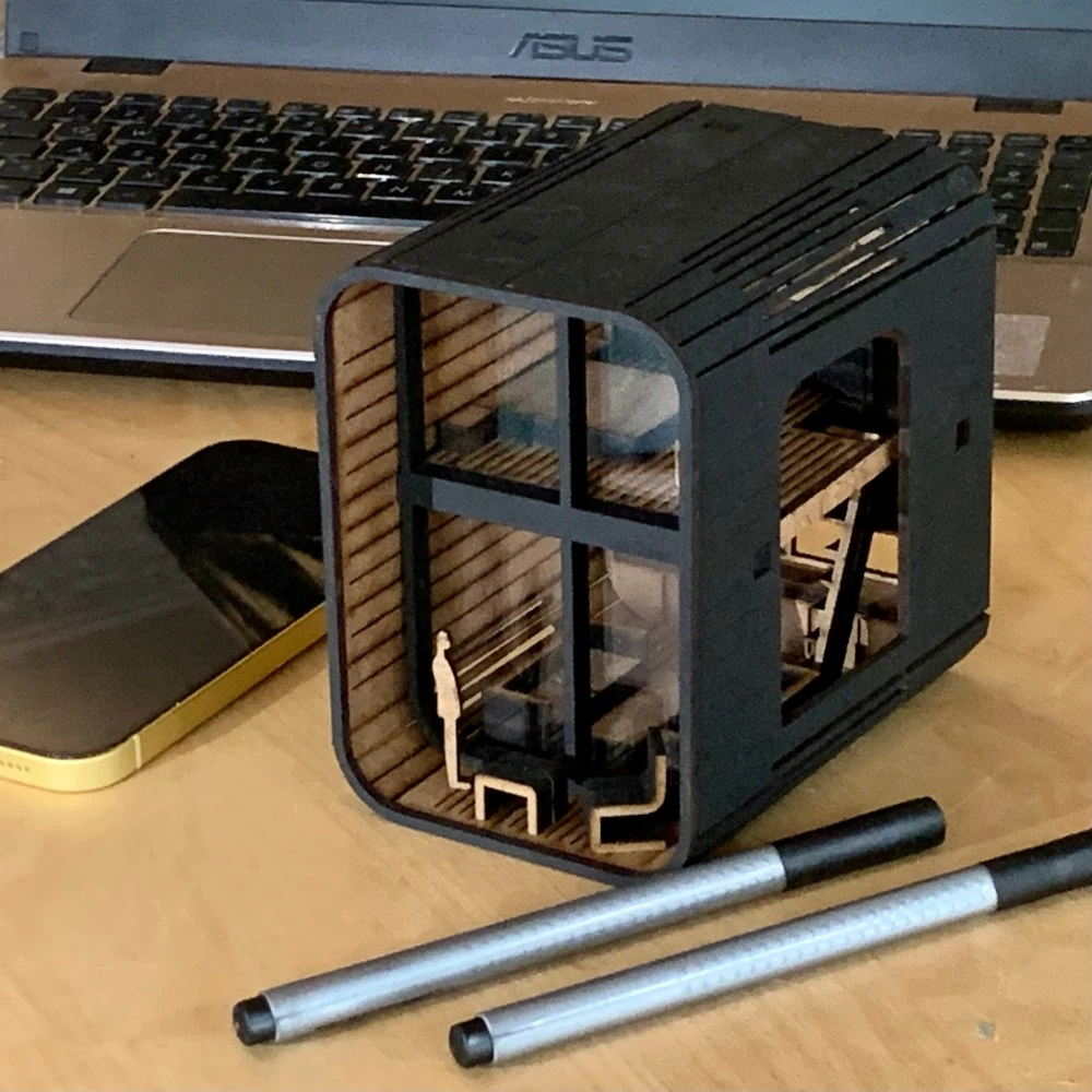 1-48 KAPSÜL EV - HAZIR MAKET EV SERİSİ