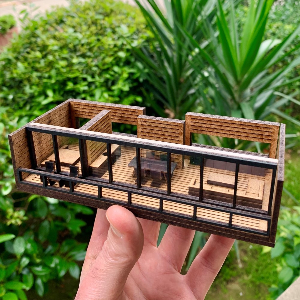 MODERN MİMARİ TASARIMLI EV – KENDİN YAP MAKET EV SERİSİ
