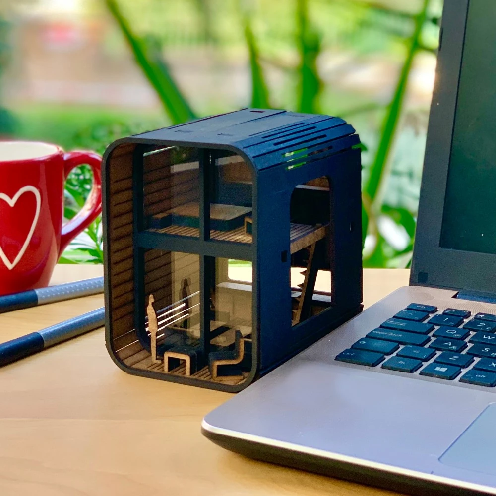 1-48 KAPSÜL EV - HAZIR MAKET EV SERİSİ