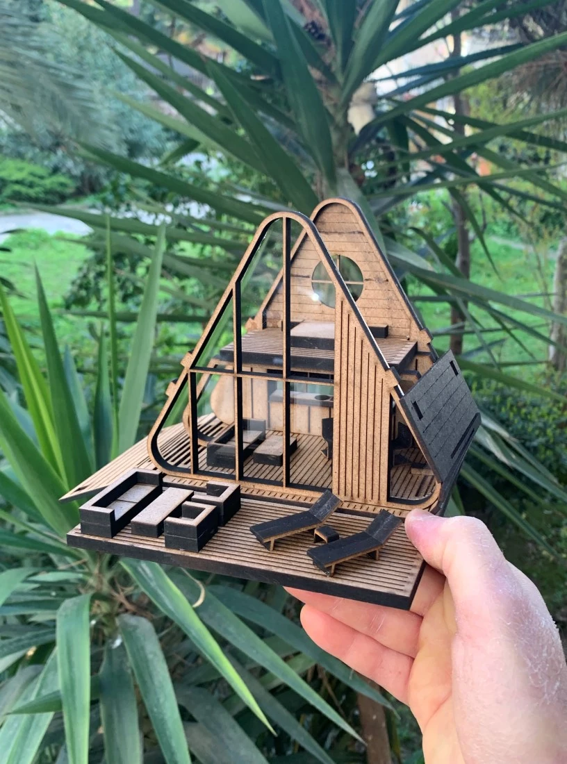 BUNGALOV TINY HOUSE – KENDİN YAP MAKET EV SERİSİ