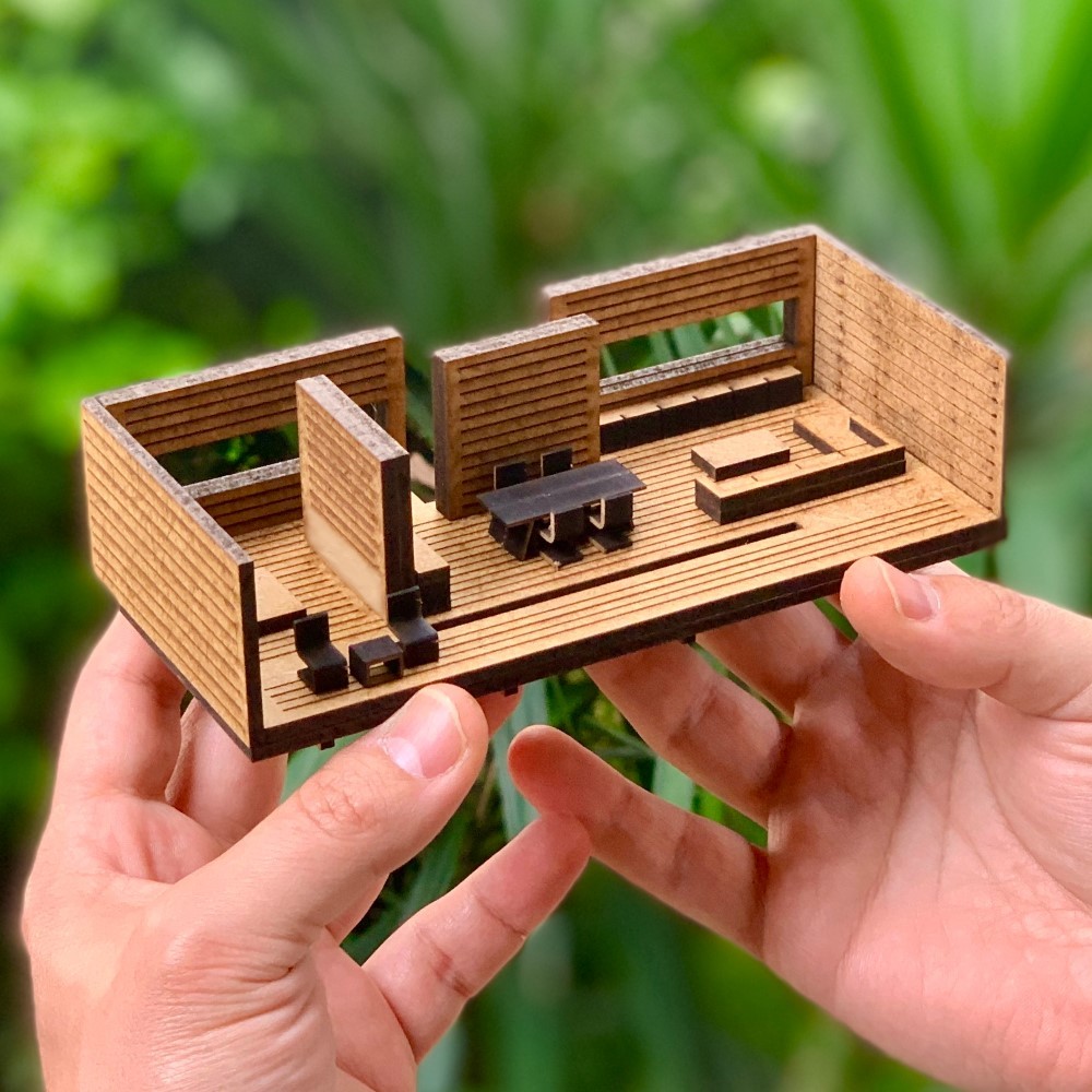 MODERN MİMARİ TASARIMLI EV – KENDİN YAP MAKET EV SERİSİ