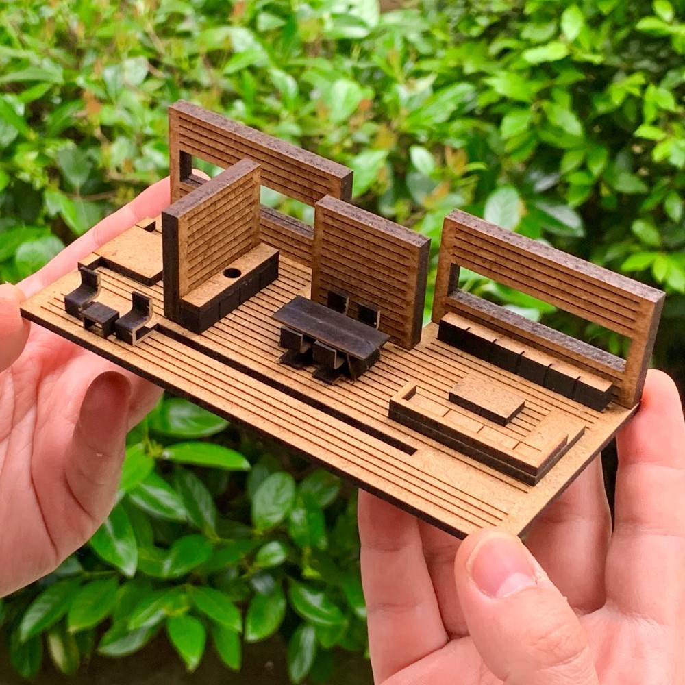 MODERN MİMARİ TASARIMLI EV – KENDİN YAP MAKET EV SERİSİ