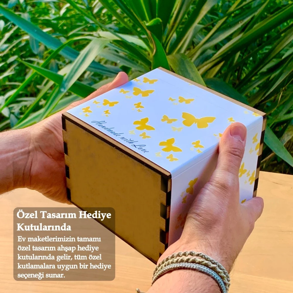 1-100 MODERN MİMARİ MAKET EV - HAZIR MAKET EV SERİSİ