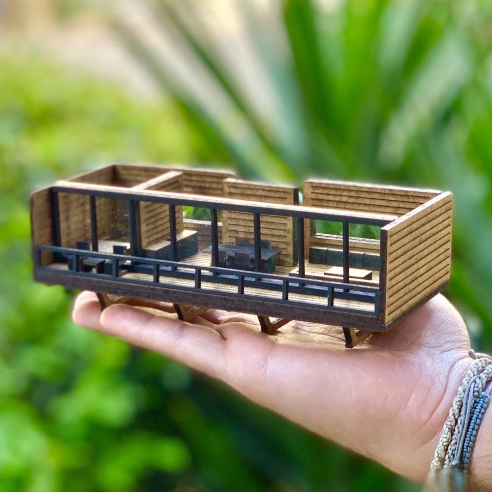 MODERN MİMARİ TASARIMLI EV – KENDİN YAP MAKET EV SERİSİ