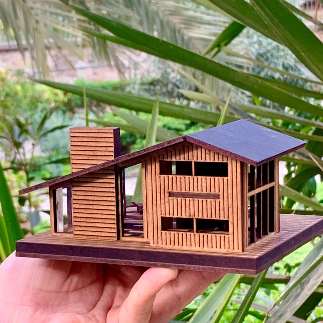 MID CENTURY MODERN EV MAKETİ - HAZIR MAKET EV SERİSİ