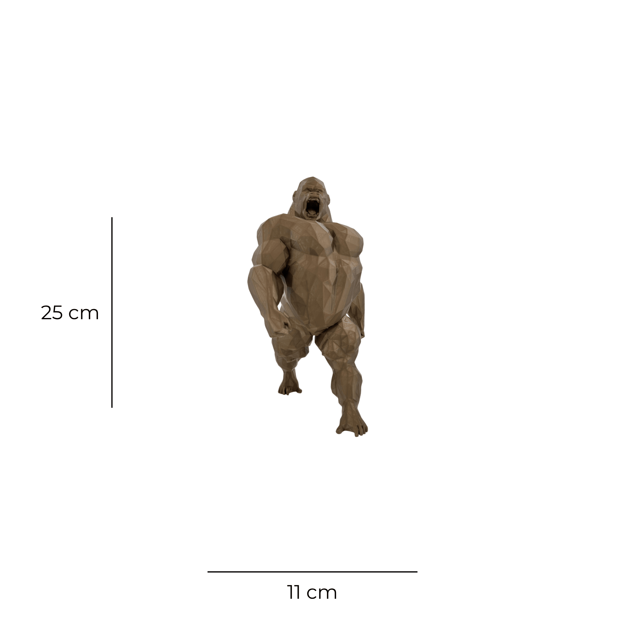 Poligon Gorilla Figürü