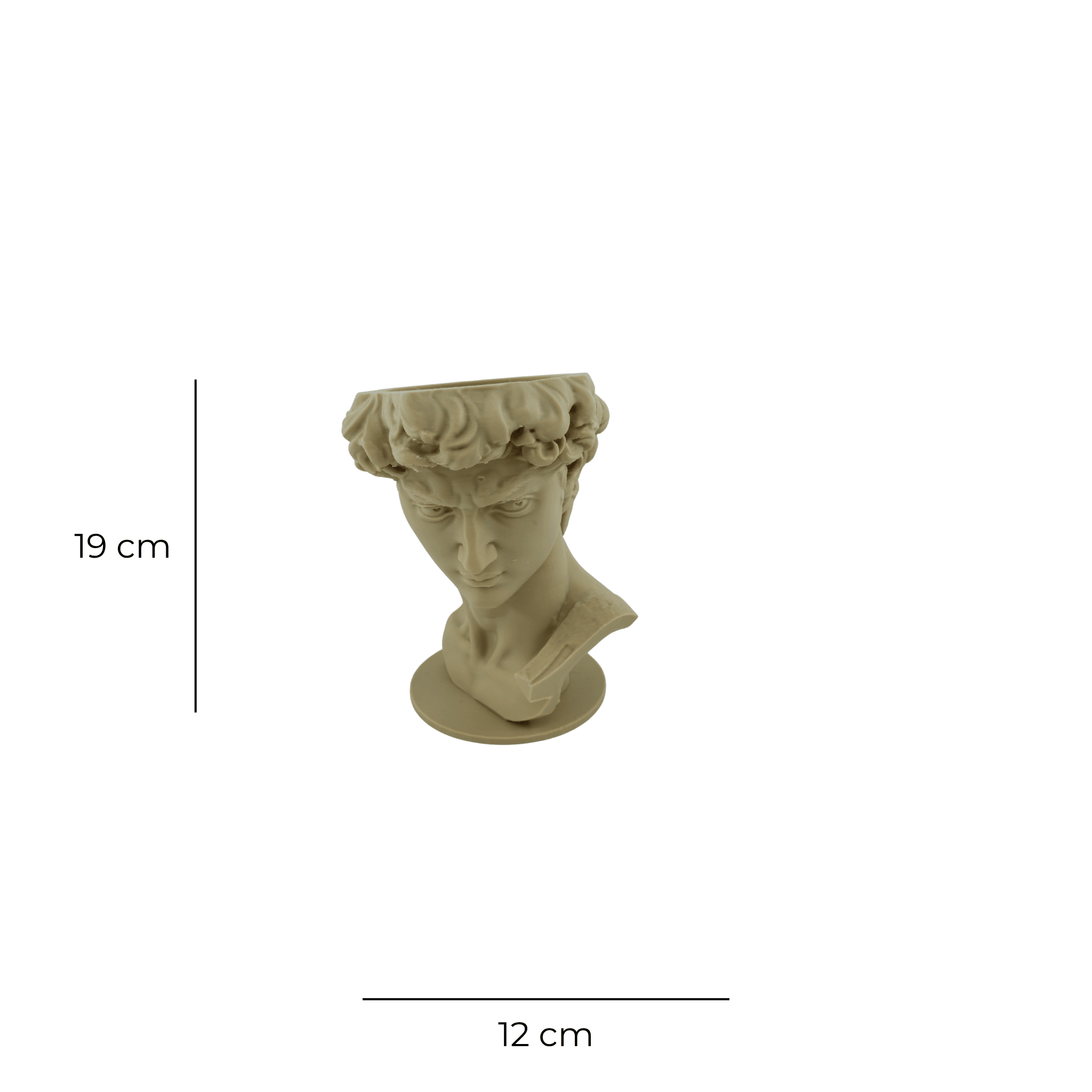 David Form Saksı – Klasik Sanat Temalı Dekoratif Saksı