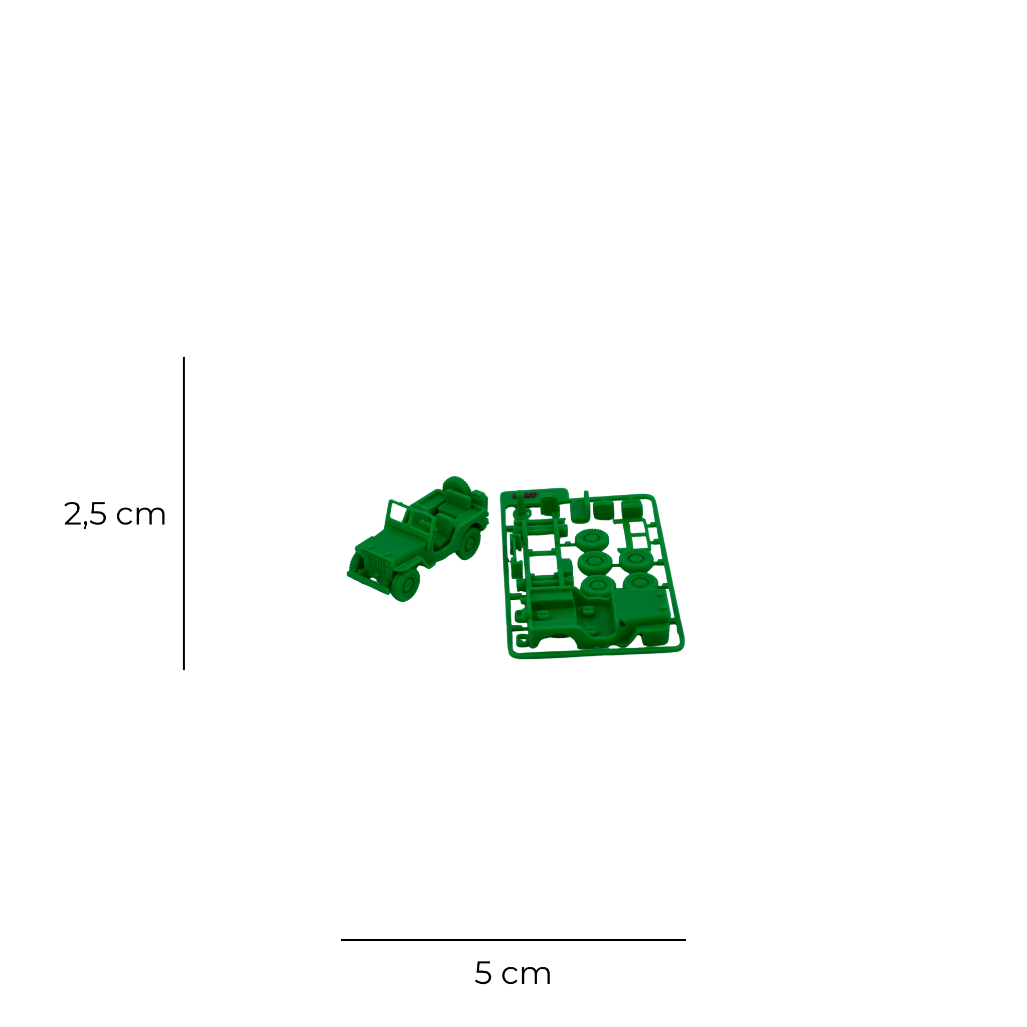 Mini Jeep Kit – Kendin Yap Askeri Araç Modeli
