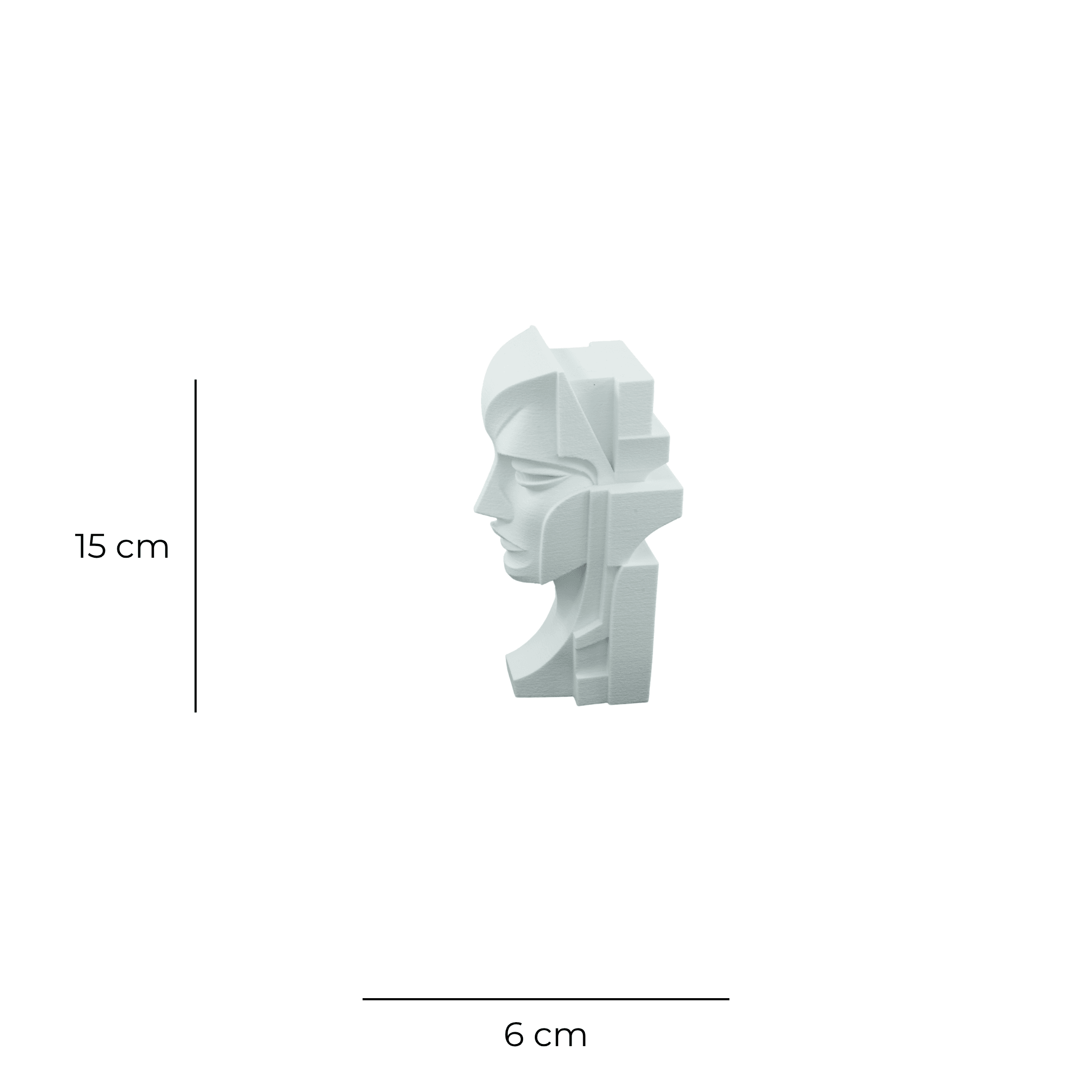 Modern Form – Geometrik Kadın Büstü