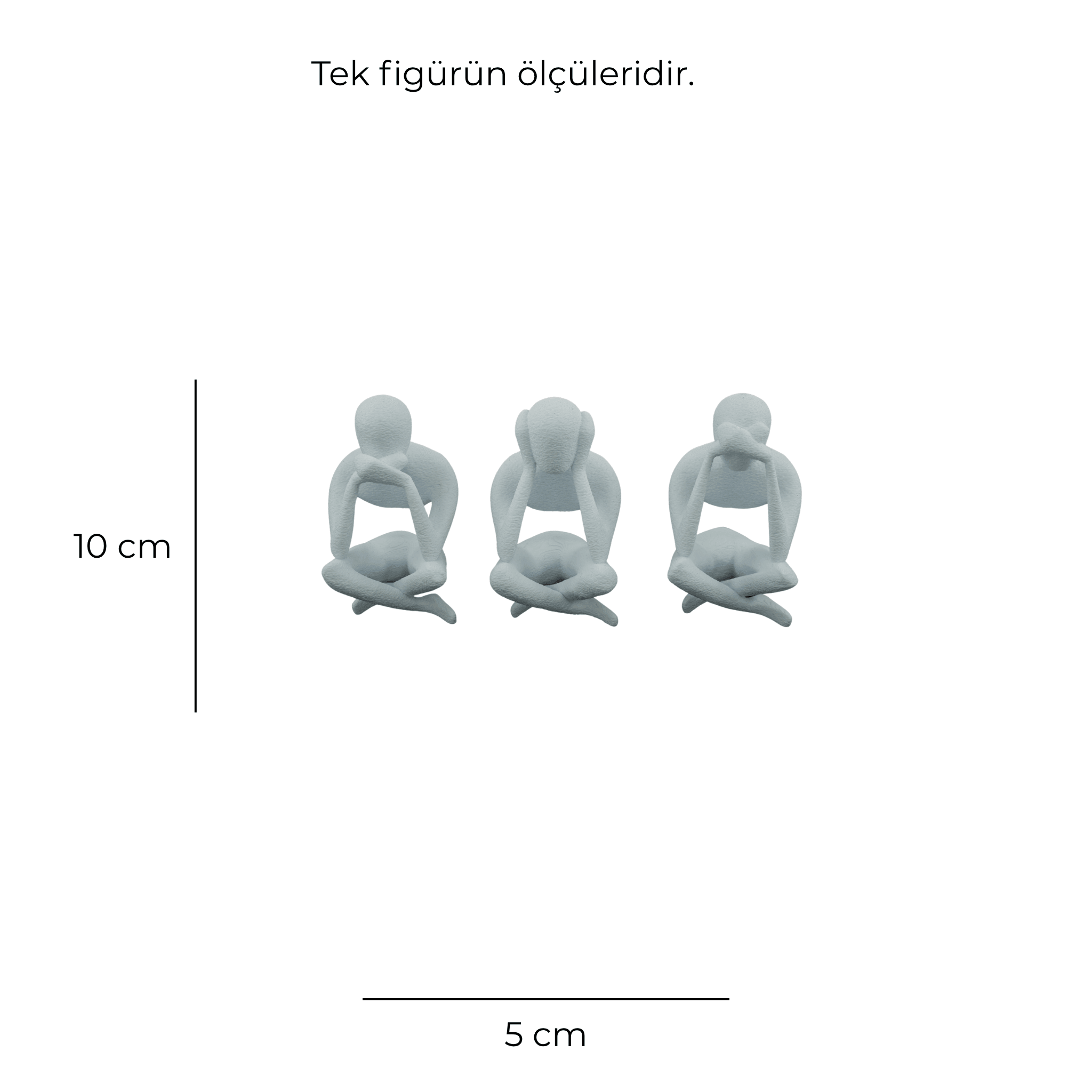Görmedim Duymadım Bilmiyorum – 3’lü Figür Seti